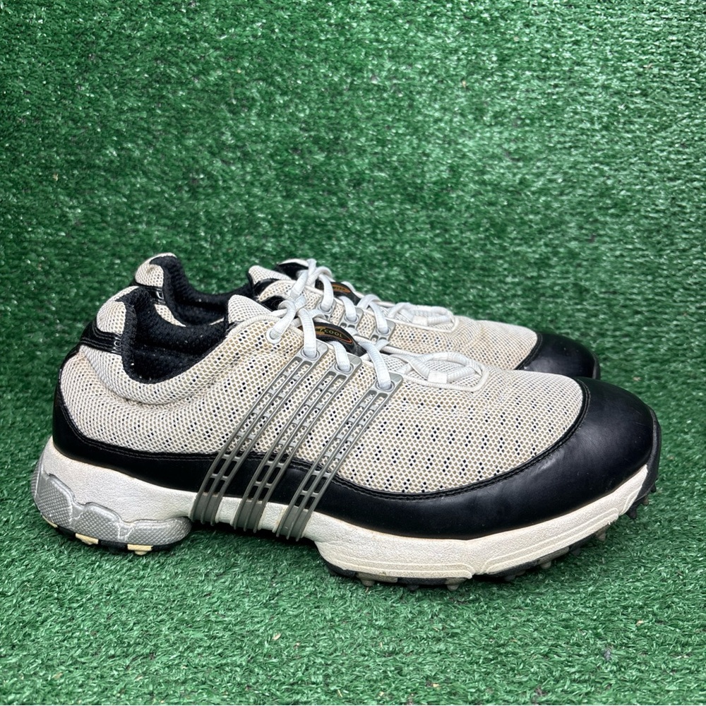 Vintage‎ Adidas Y2K Golf Shoes White Black Climacool Men’s 11